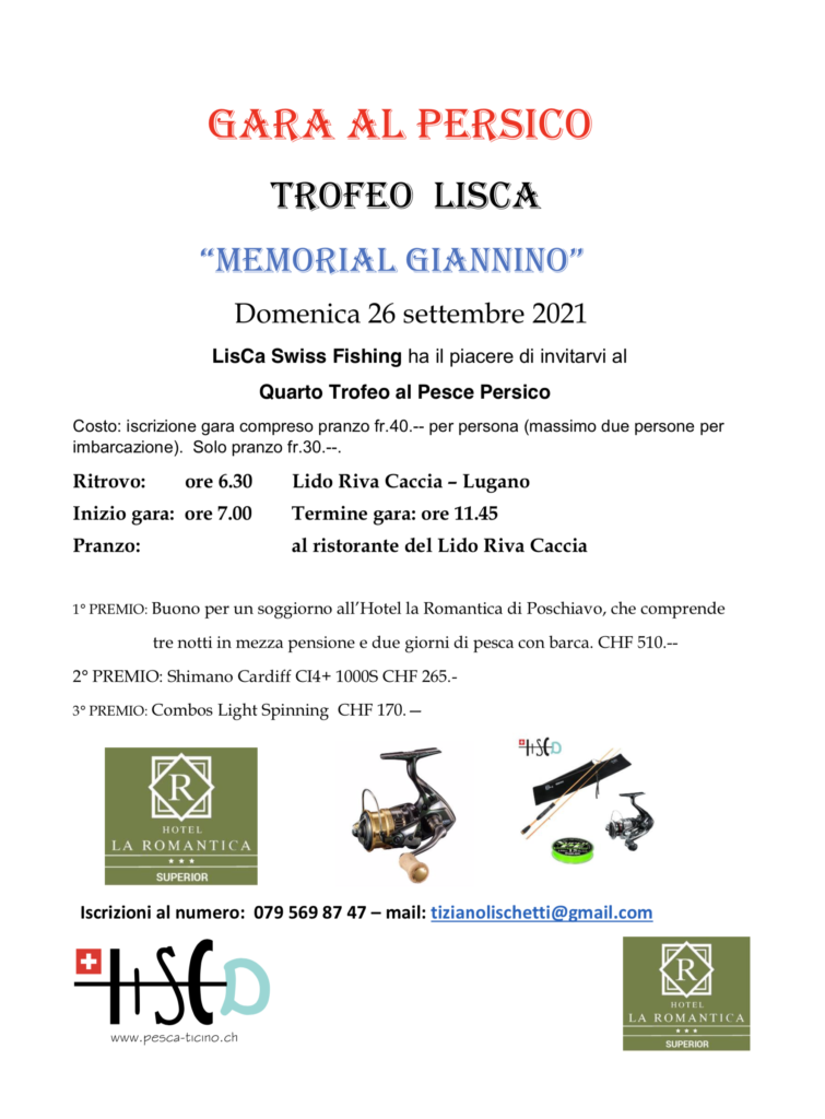 “Trofeo Memorial Giannino” Vi Aspettiamo