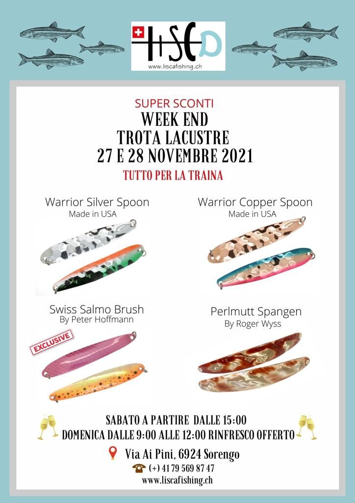 Evento Lisca Fishing Week End Trota Lacustre